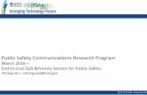 Public Safety Communications Research Program