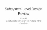 Subsystem Level Design Review