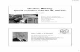 Structural Welding: Special Inspection with the IBC and AISC
