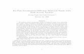 Ex-Post Constrained-E cient Bilateral Trade with Risk ...