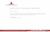 NOTICE OF GENERAL MEETING - Charters Towers Region