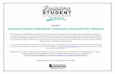 Grade 7 Louisiana Student Standards: Companion Document ...