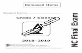 Grade 7 Science Released 2502