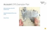 AccessArt EYFS Exemplar Plan