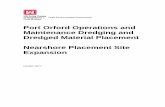 Port Orford Operations and Maintenance Dredging and ...
