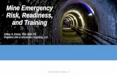 Mine Emergency Risk, Readiness, and Training