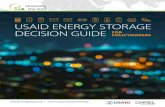 USAID Energy Storage Decision Guide for Policymakers