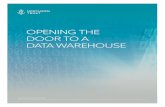 Opening the Door to a Data Warehouse - Northern Trust