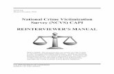 National Crime Victimization Survey (NCVS) CAPI ...