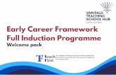 Full Induction Programme Early Career Framework