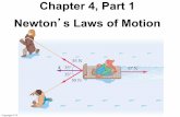 Chapter 4, Part 1 Newton s Laws of Motion