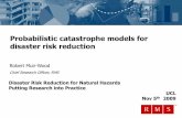 Probabilistic catastrophe models for disaster risk reduction