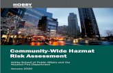 Community-Wide Hazmat Risk Assessment - UH