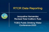 RTCR Data Repoting -