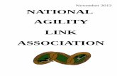 1 November 2012 NATIONAL AGILITY LINK ASSOCIATION