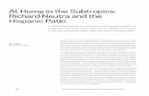 At Home in the Subtropics: Richard Neutra and the Hispanic ...