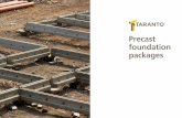 Precast foundation packages - Taranto