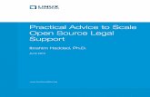 Practical Advice to Scale Open Source Legal Support
