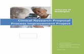 Clinical Research Proposal Process Improvement Project