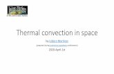 Heat convection in space - imartinez.etsiae.upm.es