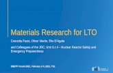 Materials Research for LTO - Home - SNETP