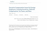 Executive Compensation Issues for Foreign Employees ...