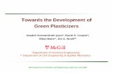 Towards the Development of Green Plasticizers