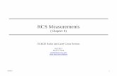 RCS Measurements - Faculty