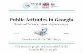 Public Attitudes in Georgia