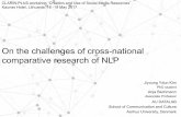 On the challenges of cross-national comparative research ...