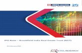 IPO Note Brookfield India Real Estate Trust (REIT)