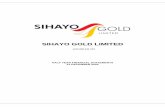 SIHAYO GOLD LIMITED