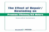 The E ect of Repair/Rewinding on Premium E ... - easa.com
