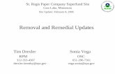 Removal and Remedial Updates
