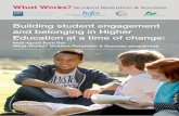Building student engagement and belonging in Higher ...
