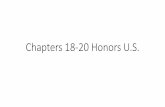 Chapters 18-20 Honors U.S.
