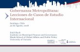 Gobernanza Metropolitana: Lecciones de Casos de Estudio ...