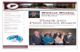 Thank you PISD School Board - palestineschools.org