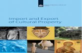 Import and Export of Cultural Property