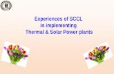 Experiences of SCCL in implementing Thermal & Solar Power ...