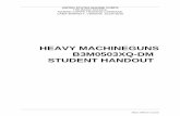 HEAVY MACHINEGUNS B3M0503XQ-DM STUDENT HANDOUT