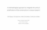 A methodological approach to integrate the vertical ...