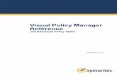 Visual Policy Manager Reference