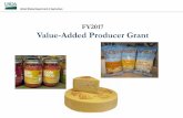 Value-Added Producer Grant - NCSU