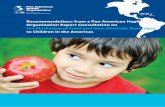 Recommendations from a Pan American Health ... - PAHO
