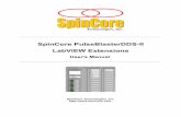 SpinCore PulseBlasterDDS-II LabVIEW Extensions