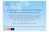 First results of the SOAP Project - Max Planck Society