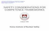 SAFETY CONSIDERATIONS FOR COMPETENCE FRAMEWORKS