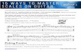 15 Ways to Master Scales on Guitar - Guitar Gathering