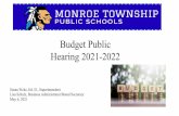 Hearing 2021-2022 Budget Public